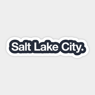 Salt Lake City. Sticker